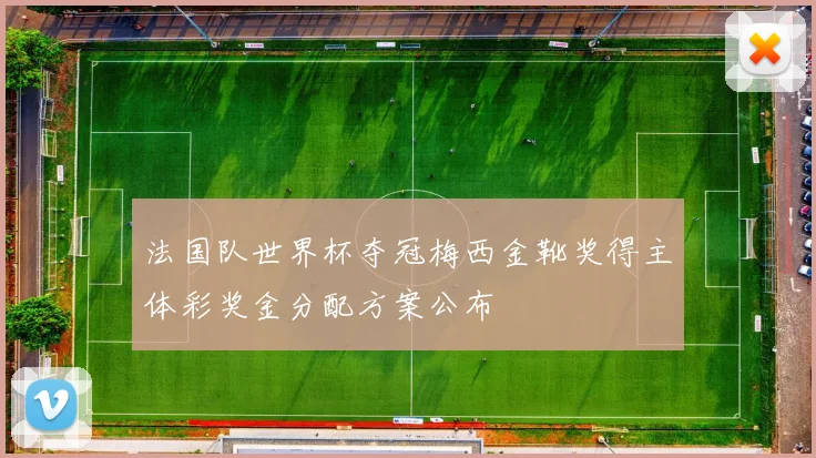法国队世界杯夺冠梅西金靴奖得主体彩奖金分配方案公布